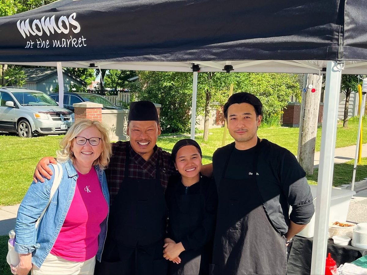 Susan Stevenson meeting Londoners outdoors