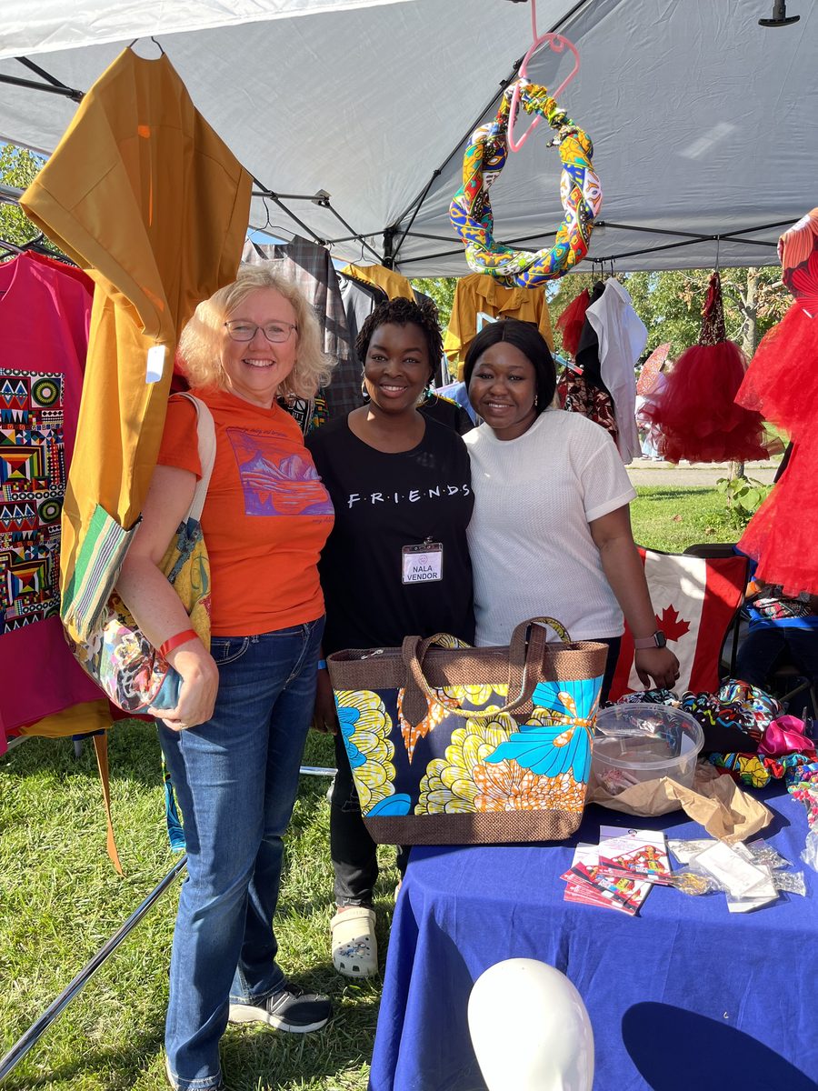 Susan Stevenson at a cultural community event
